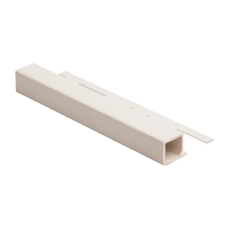 10mm - TPP104.32 Genesis P.V.C Plastic Square Edge Tile Trim Soft Cream TPP